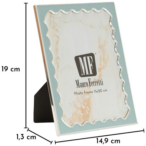 Cornice Portafoto Juliette Celeste In Zinco Argento 12,5x17,5 Cm - Foto 6