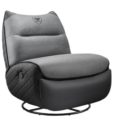 Overlord Neo Divano da gaming Sedia imbottita tappezzata Nero, Grigio - Foto 1