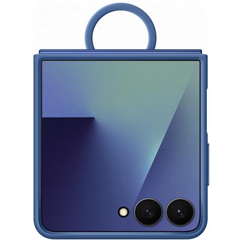 Galaxy Z Flip7 Ring Case (Silicone) Blue - Foto 1
