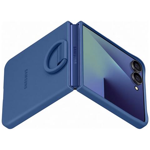 Galaxy Z Flip7 Ring Case (Silicone) Blue - Foto 5