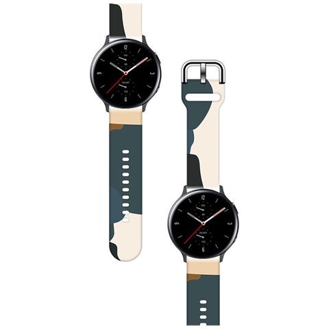 Cinturino Moro In Silicone Per Samsung Galaxy Watch 42mm, Bracciale Camouflage (13) - Foto 2