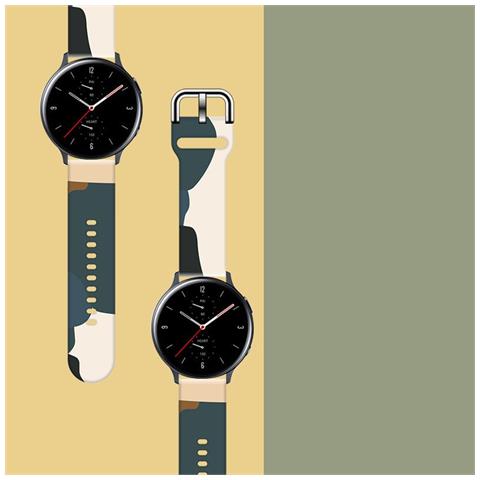 Cinturino Moro In Silicone Per Samsung Galaxy Watch 42mm, Bracciale Camouflage (13) - Foto 3