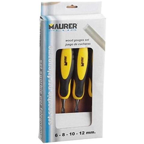 Sgorbie per Falegname in Serie 4 Pezzi (6-8-10-12 mm) Plus - Foto 2