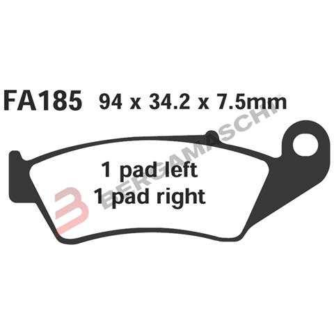 B1r R1418500 Pastiglie R Honda Crf 450 03-ant. Fa185r - Foto 1