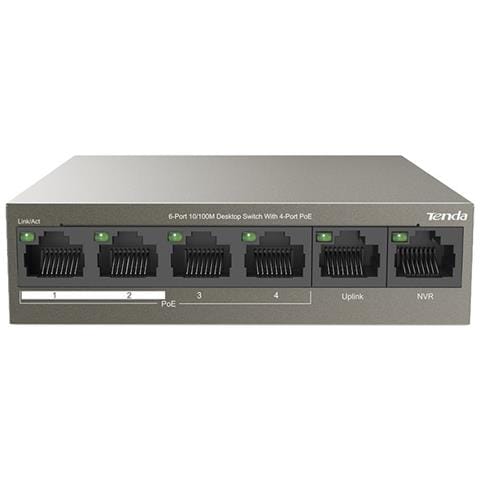Switch TEF1106P-4-63W 6 Porte PoE Gigabit 10 / 100 - Foto 1