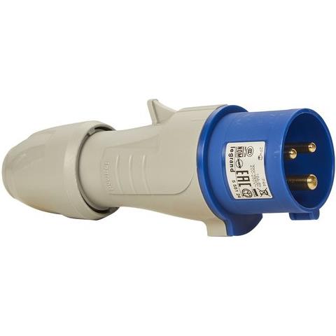 Spina Mobile Industriale Cee Diritta 2p+t 32a Blu / bianco - Foto 1