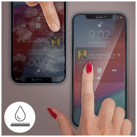 Vetro Temperato 9h Iphone 12 Pro Max Smussato Antiurti Trasparente - Foto 10