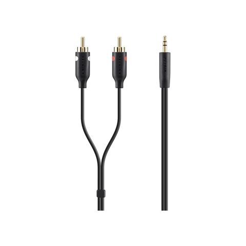 F3Y116BT2M 2m 2 x RCA 3.5mm Nero cavo audio - Foto 1