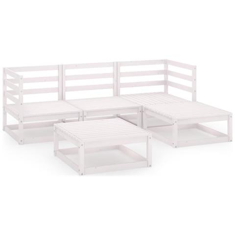 Set Mobili Da Pranzo Per Giardino 7 Pz In Polyrattan Beige - Foto 1