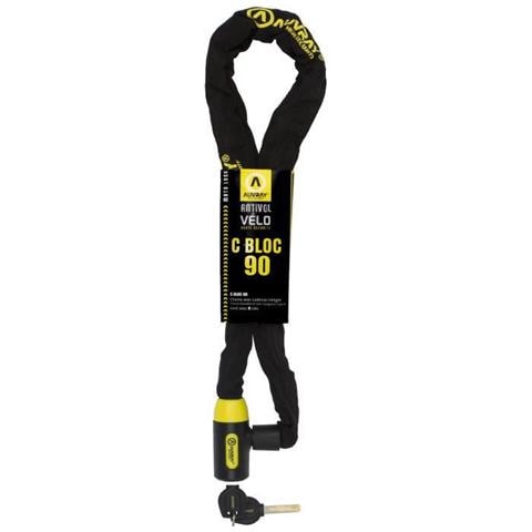 Lucchetto Per Bici - Catena Blocco C - Diametro 6 - 90 Cm - Lucchetto Integrato - Foto 1