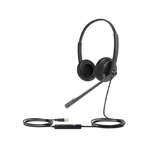 Uh34 Lite Auricolare Cablato A Padiglione Ufficio Nero Uh34-dual-lite - Foto 1
