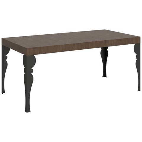 Tavolo Allungabile 90x180/284 Cm Paxon Telaio Antracite - Noce - Foto 5