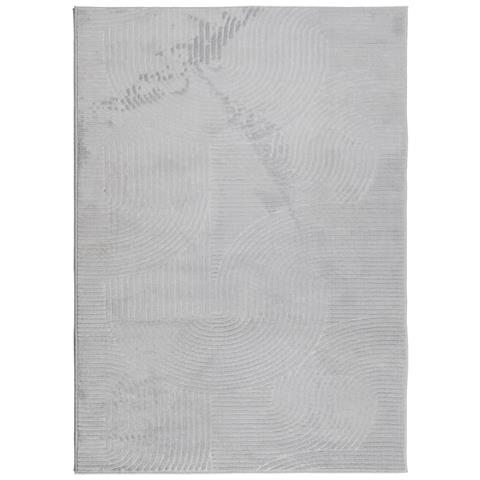 Tappeto Iza A Pelo Corto Aspetto Scandinavo Grigio 160x230 Cm - Foto 2