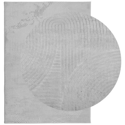 Tappeto Iza A Pelo Corto Aspetto Scandinavo Grigio 160x230 Cm - Foto 3