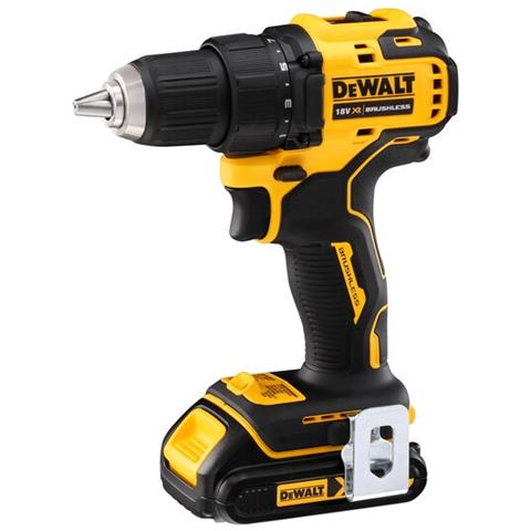 DCD708S2T-QW trapano 1650 Giri /min Senza chiave 1,1 kg Giallo - Foto 2