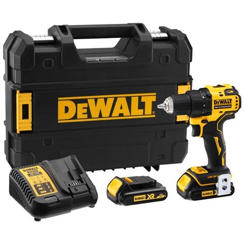 DCD708S2T-QW trapano 1650 Giri /min Senza chiave 1,1 kg Giallo - Foto 1