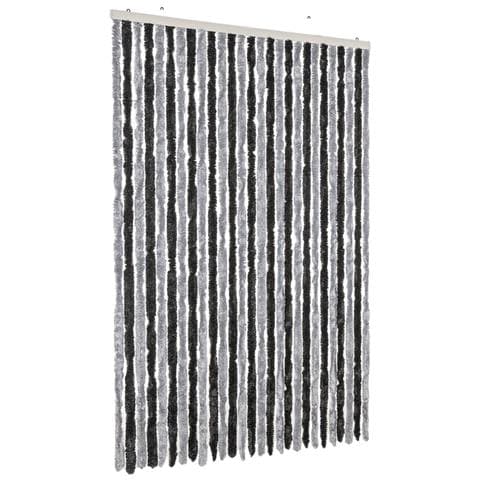 Tenda Antimosche Grigia E Nera 118x220 Cm In Ciniglia - Foto 2