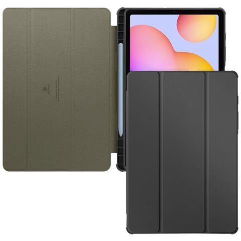 Custodia Per Samsung Galaxy Tab S6 Lite Supporto Video / Digitazione, Nero - Foto 2