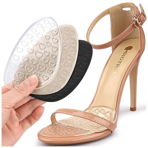 Cuscinetti Per Avampiede Con Tacco Alto Inserti Per Tallone 2 Paia Beige - Foto 2