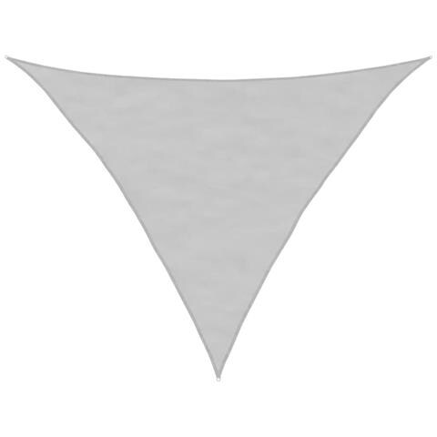 Vela Parasole Grigio Chiaro 3x3x4,24 M 100% Poliestere Oxford - Foto 2