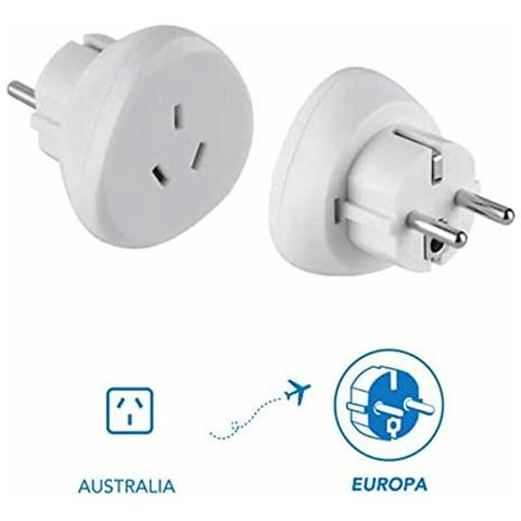 Adattatore Spina Presa Convertitore Spina Italiana Europa a Australia Cina - Foto 2