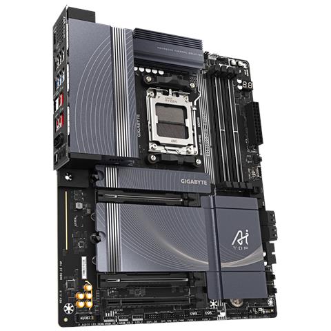 B850 AI TOP Scheda Madre - Processori AMD Ryzen Serie 9000, 16+2+2 fasi VRM digitali, fino a 8600MHz DDR5 (OC), 2xPCIe 5.0 + 1xPCIe 4.0 M. 2, LAN 10GbE, WIFI 7, USB 3.2 Gen 2x2 - Foto 5
