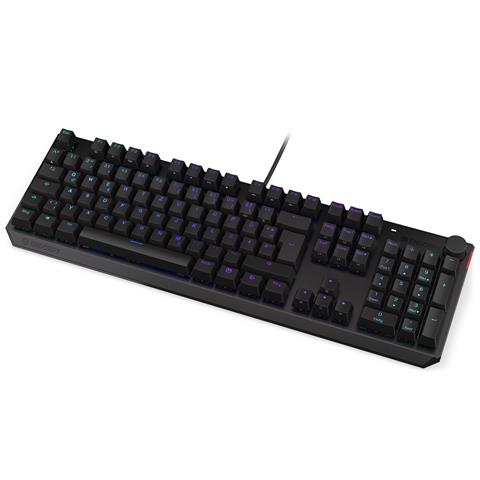 Thock tastiera Gaming USB QWERTZ Tedesco Nero - Foto 1