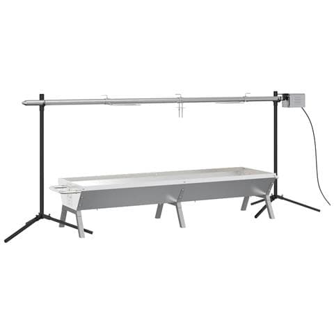 Set Griglia E Vassoio Barbecue Automatico In Acciaio Inox - Foto 2