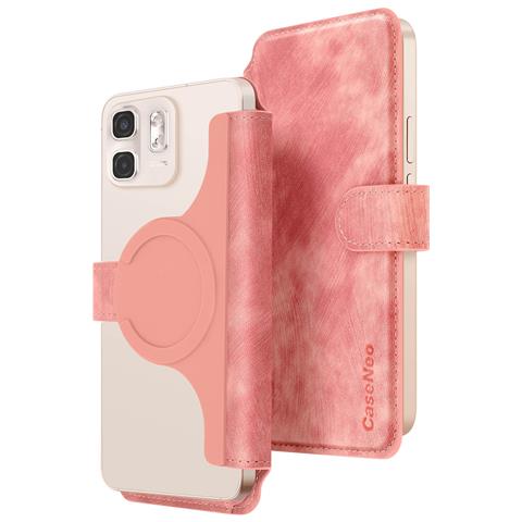 Custodia Magsafe Per Smartphone Fino A 6.7 Pollici Flip Portafoglio - Foto 5