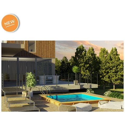 Piscina In Legno Sunbay Carra - 305 X 305 X 119 Cm Quadrata - Foto 1
