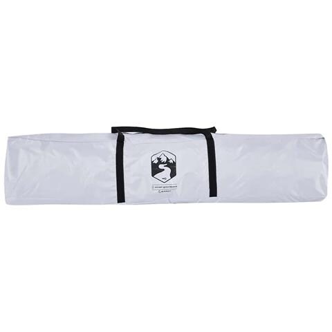 Tenda Campeggio a Cupola 4 Persone Bianca Tessuto Impermeabile - Foto 8