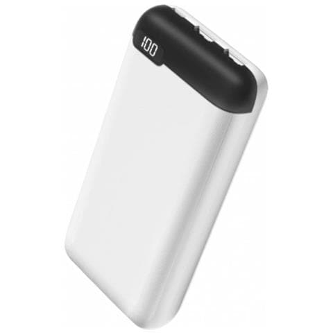 Pacchetto Batteria Da 20.000 Mah 2 Usb-a / 1 Usb-c Con Display Digitale, Bianco - Foto 1