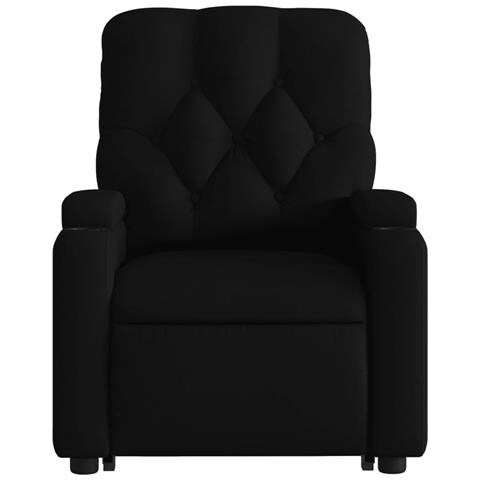 Poltrona Alzapersona Massaggiante Elettrica Nera in Tessuto - Foto 9