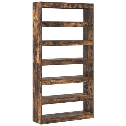 Libreria Marrone Marrone Legno ingegnerizzato 100 x 30 x 198 cm - Foto 1