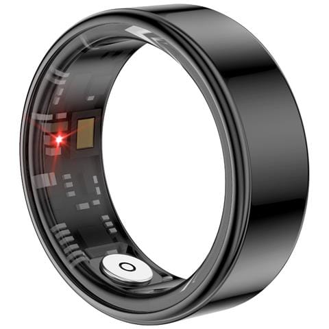 Anello Intelligente Impermeabile Ip68+5atm Con Monitoraggio Salute E Controllo Remoto Black - Foto 2