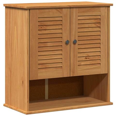 Mobiletto da Bagno a Muro VIGO marrone ambrato - Foto 1