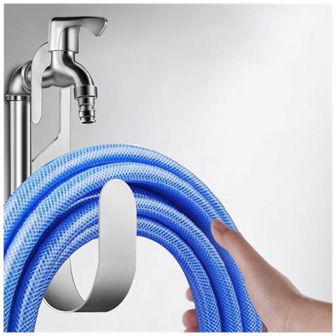 Supporto Per Tubo Da Giardino In Acciaio Inossidabile - Porta Tubo Per Acqua Resistente - Foto 2