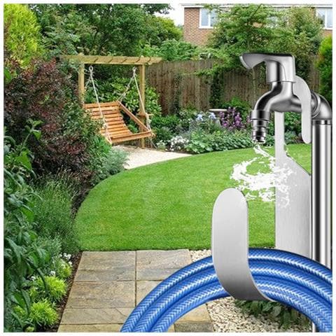 Supporto Per Tubo Da Giardino In Acciaio Inossidabile - Porta Tubo Per Acqua Resistente - Foto 4