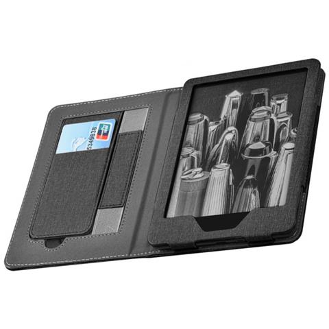 Custodia Nera In Tessuto Pc Con Supporto Compatibile Con Kindle 2024 (6 Pollici) E Kindle Paperwhite 12a Gen - Foto 4