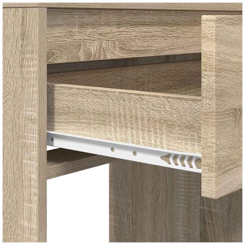 Tavoli da Trucco per Camera da Letto con cassetto Rovere Sonoma - Foto 9