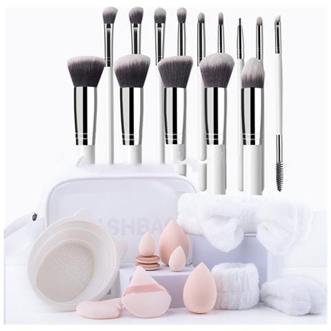 Set Di 27 Pennelli Per Trucco - Collezione Completa Con Custodia Portatile - Foto 1