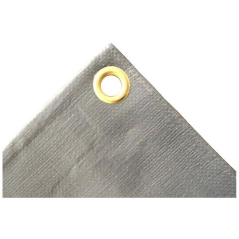 Telo Impermeabile  280g/m²  Grigio  Copertura Resistente  Uv-stabilizzato  Pe  3x6m (18m²) - Foto 1