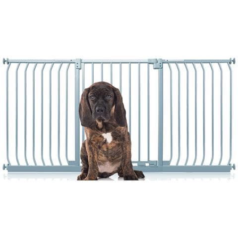 Bettacare Cancelletto Per Cani Elite Con Montaggio A Pressione, 179cm - 188cm, Grigio Opaco - Foto 1