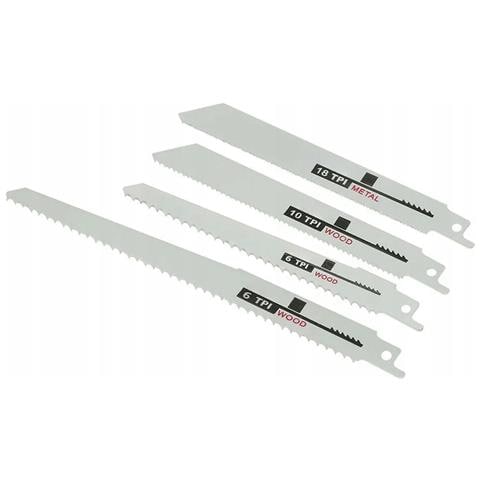 Set Di Lame Per Sega Alternativa 150/200 Mm - Acciaio Ad Alto Tenore Di Carbonio | Compatibile Con Red Woodpecker Rw21v | Legno & Metallo - Foto 8