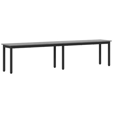 panchina Grigio Sonoma 200 x 35 x 45 cm Legno multistrato - Foto 1