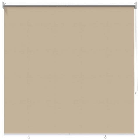 Voletta a rullo con protezione UV Beige 120 x 140 cm Poliestere - Foto 1