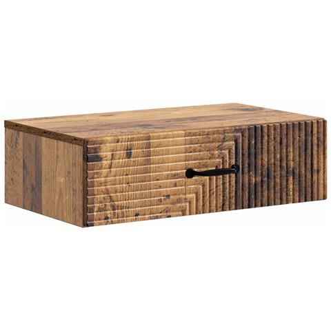 Tavolino da Parete Laterale Legno antico 59 x 34,5 x 17 cm - Foto 1