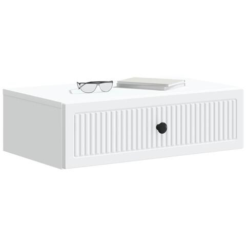 Tavolino da Parete Laterale Bianco 59 x 34,5 x 17 cm - Foto 2
