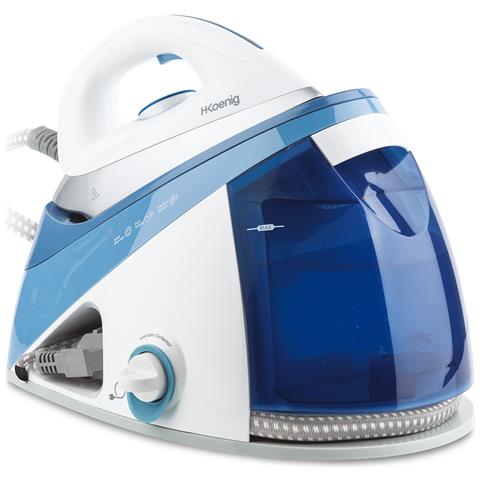 Ferro da stiro con caldaia V24, pressione 6 bar, vapore continuo 150 g /min, stiratura verticale, piastra in ceramica EasyGlide, 2400W, 1,1L - Foto 1