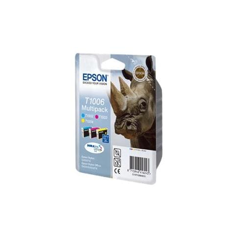 C13T10064010 Cartuccia Ink Originale Giallo Magenta Ciano per Epson Stylus SX 510 W / 515 - Foto 2